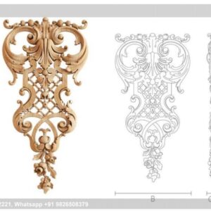 Wood carving cnc wood carving wood sculpture Model No - 1343