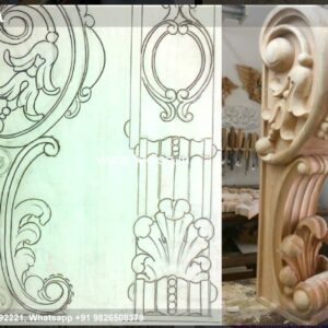 Wood carving cnc wood carving wood sculpture Model No - 1486