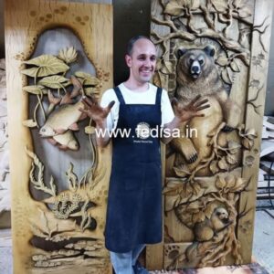 Wood carving cnc wood carving wood sculpture Model No - 1557
