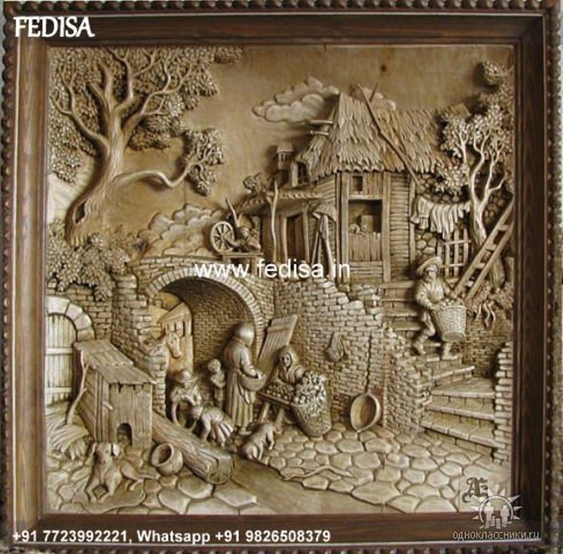Wood carving cnc wood carving wood sculpture Model No - 4919